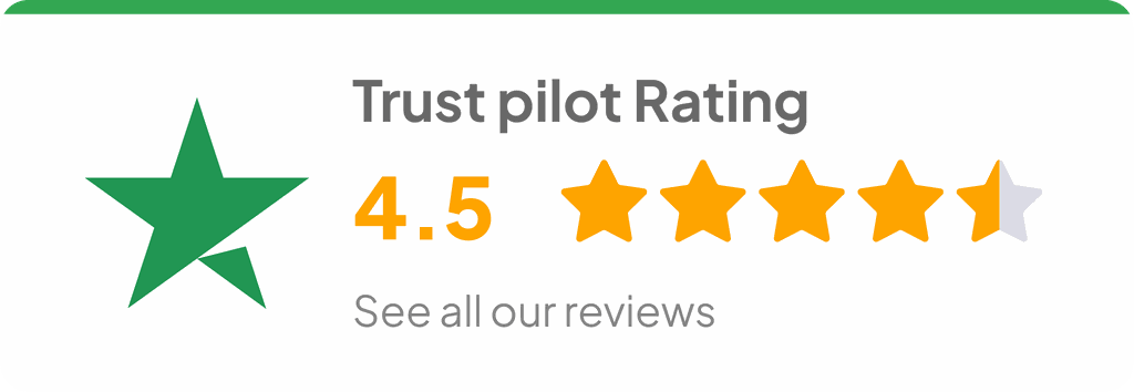 Rated 4.5 on Trustpilot (22 reviews)